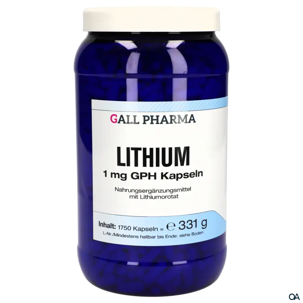 Gall Pharma Lithium 1 mg Kapseln