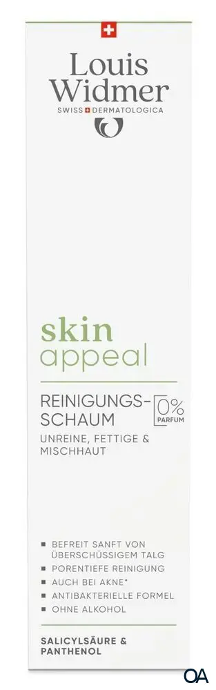 Louis Widmer skinappeal Reinigungsschaum ohne Parfum