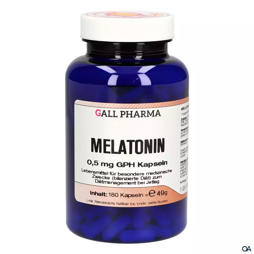 Gall Pharma Melatonin 0,5 mg Kapseln
