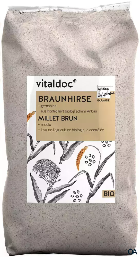 vitaldoc® BIO Braunhirse, gemahlen