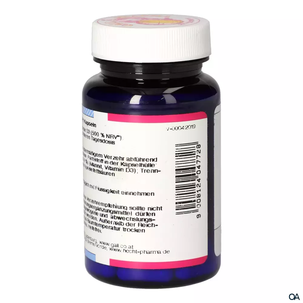 Gall Pharma Vitamin D3 25 µg Kapseln