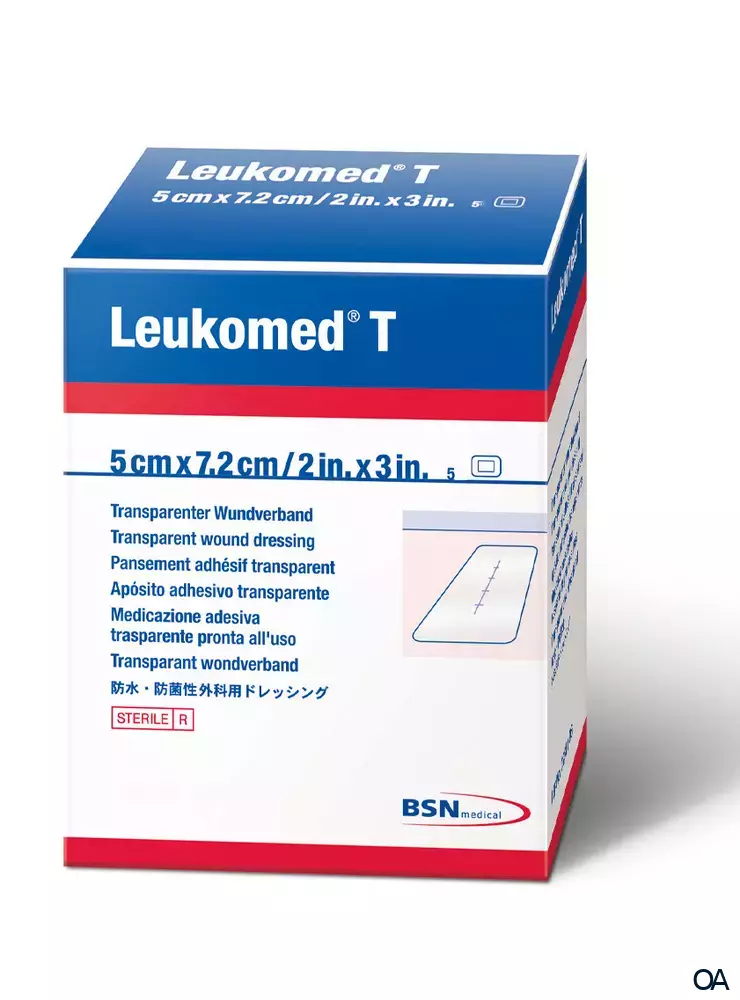 Leukomed ® T steriler transparenter Wundverband 5 x 7,2 cm