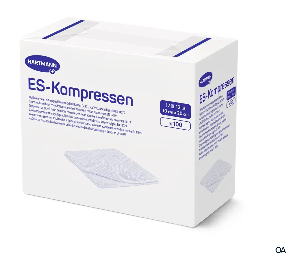 ES-Kompressen 12fach, unsteril, 10 x 20 cm