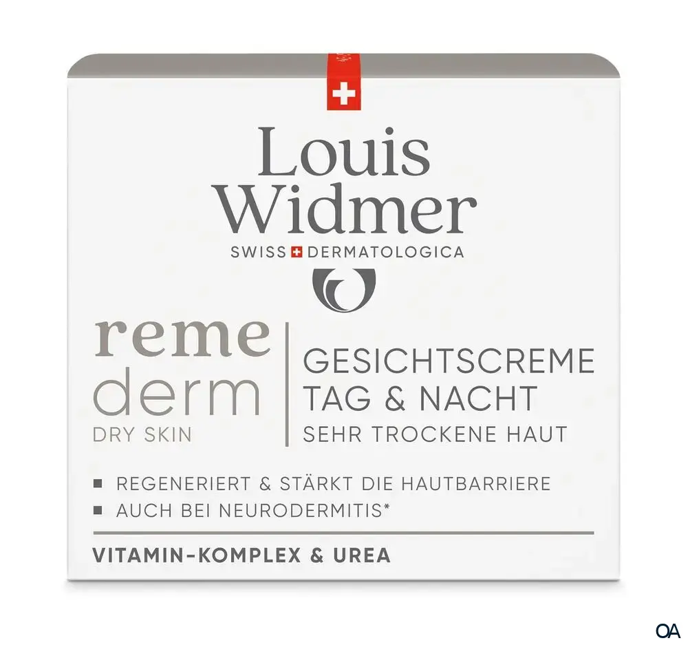 Louis Widmer remederm Dry Skin Gesichtscreme Tag & Nacht - ohne Parfum