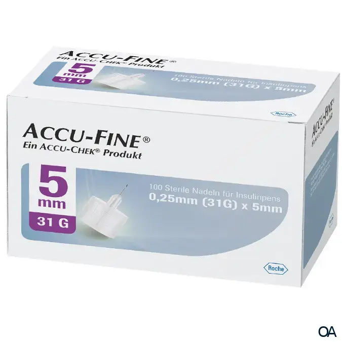 Accu-Fine® Insulinpen-Nadeln 0,25/5mm 31G Accu-Fine® Insulinpen-Nadeln 0,25/5mm 31G