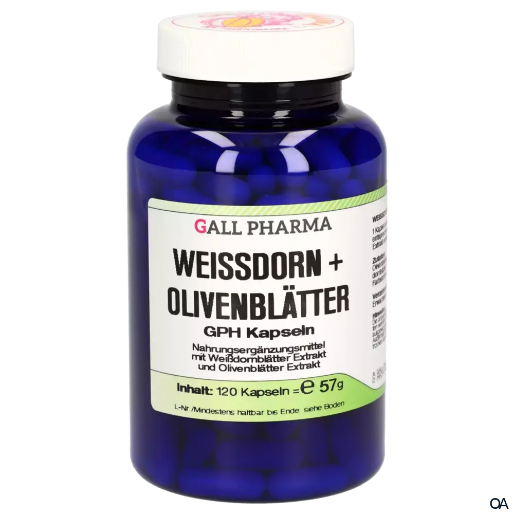 Gall Pharma Weißdorn + Olivenblätter Kapseln