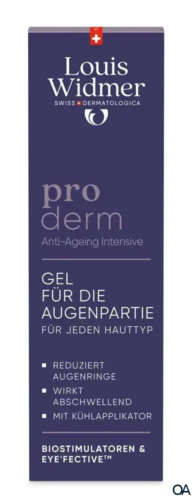 Louis Widmer proderm Gel für die Augenpartie - leicht parfümiert