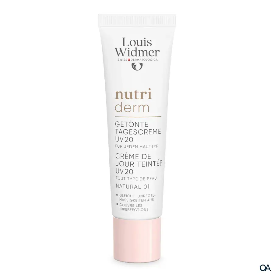 Louis Widmer nutriderm Getönte Tagescreme UV 20 Natural 01 - ohne Parfum