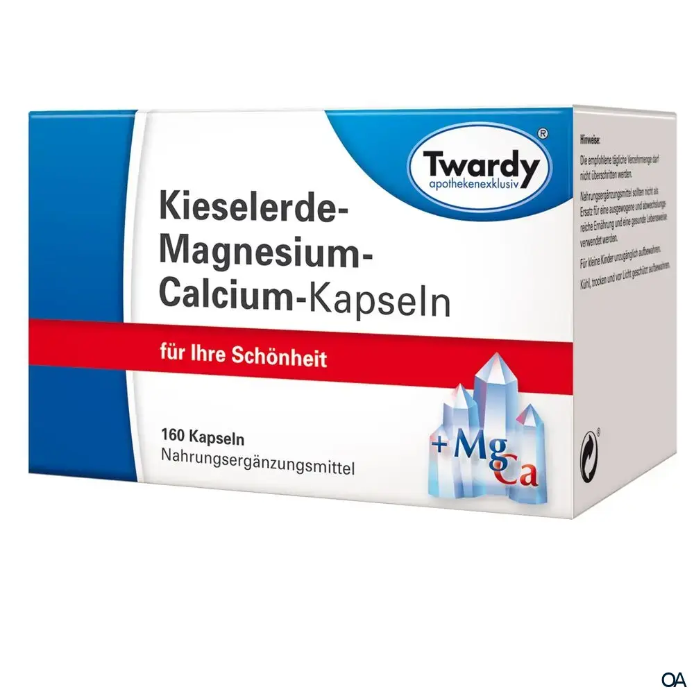 Twardy Kieselerde‐ Magnesium‐Calcium‐Kapseln