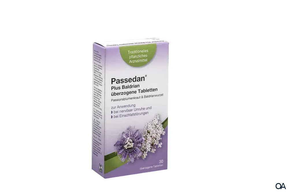 Passedan® Plus Baldrian Tabletten: Pflanzliche Hilfe für gesunden Schlaf