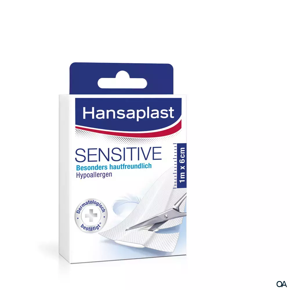 Hansaplast Sensitive Pflaster 6cm x 1m