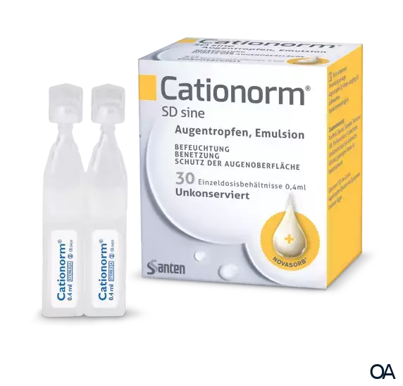 Santen Cationorm® SD sine Augentropfen 0,4 ml