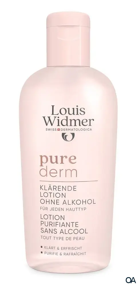 Louis Widmer purederm Klärende Lotion ohne Alkohol - leicht parfümiert
