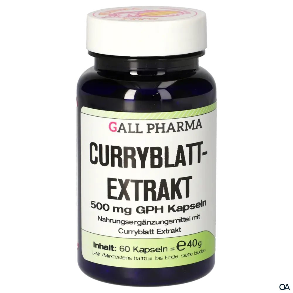 Gall Pharma Curryblattextrakt 500 mg Kapseln