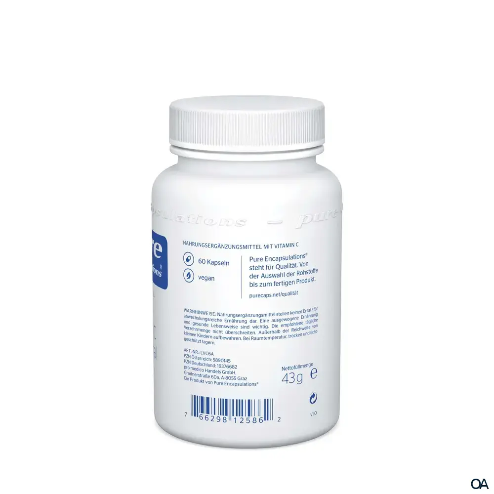 pure encapsulations® Vitamin C liposomal Kapseln