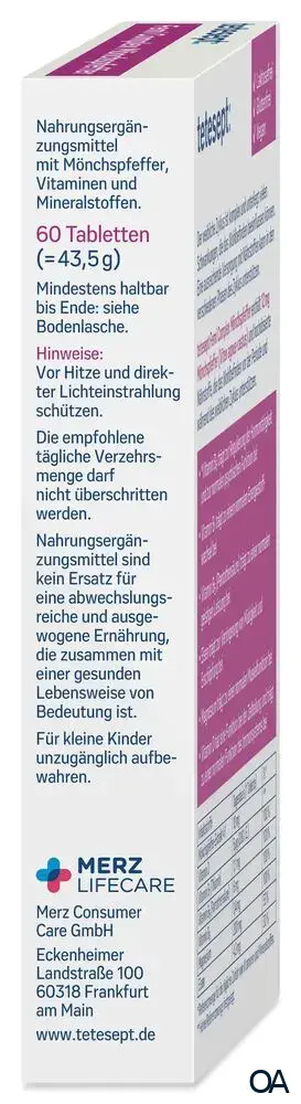 tetesept FemiComplex® Mönchspfeffer Tabletten
