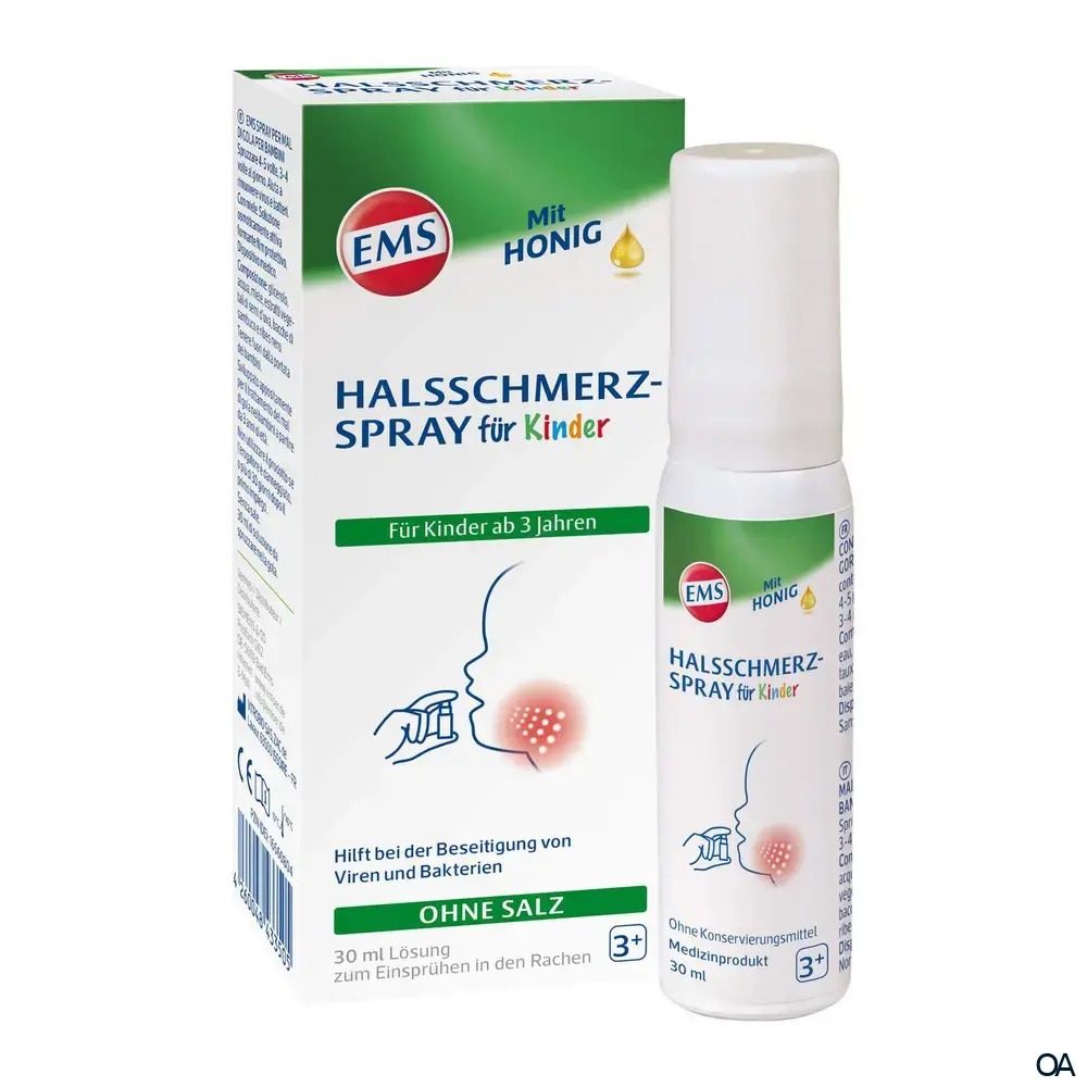EMS Halsschmerz-Spray für Kinder mit Honig