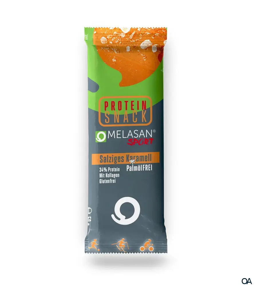 Melasan PROTEIN SNACK Salziges Karamell Riegel 50 g