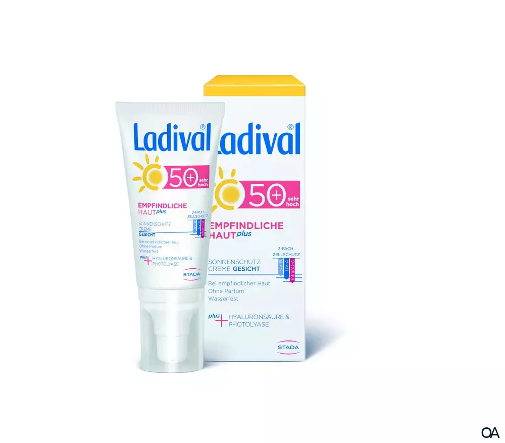 Ladival® Empfindliche Haut plus Sonnenschutz Creme Gesicht LSF 50 +