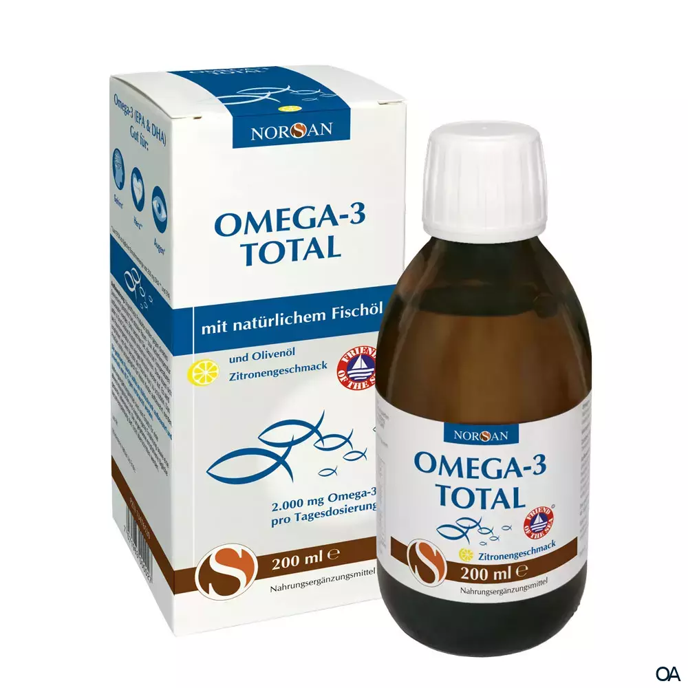 Norsan Omega 3 Total Fischöl Zitrone