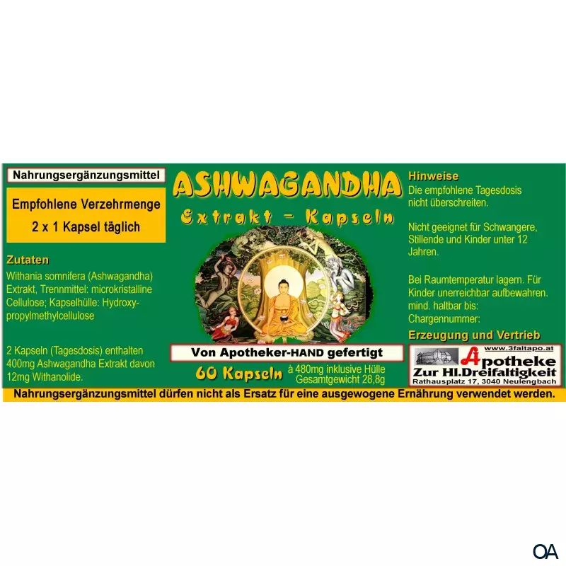 Ashwagandha Extrakt Kapseln