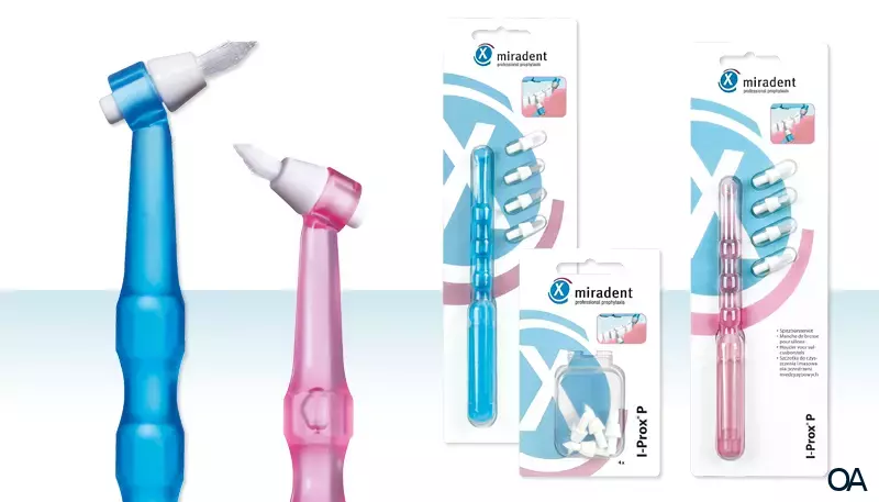 Miradent I-Prox P Sulcusbürste mit 4 Bürsten