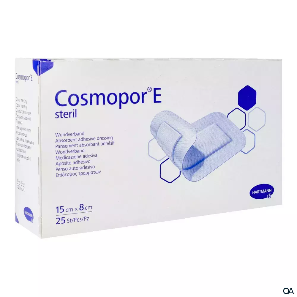 Cosmopor® E selbstklebender Wundverband steril, 8 x 15 cm