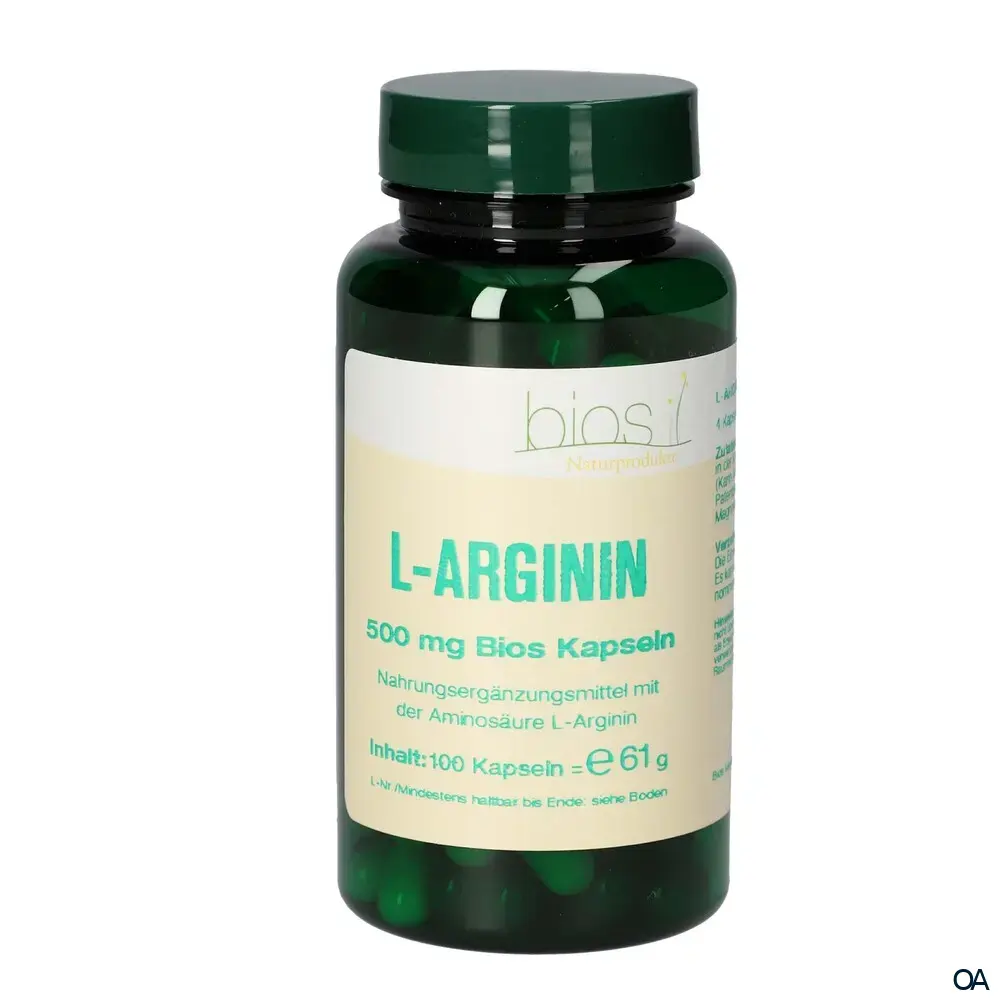Bios L-Arginin 500 mg Kapseln