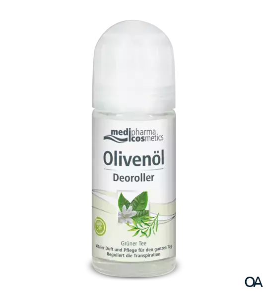 medipharma cosmetics Olivenöl Deoroller Grüner Tee