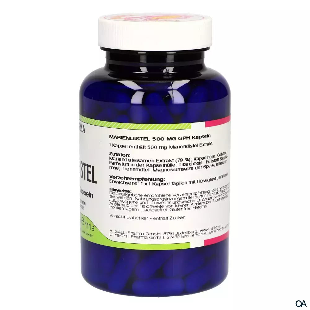 Gall Pharma Mariendistel 500 mg Kapseln