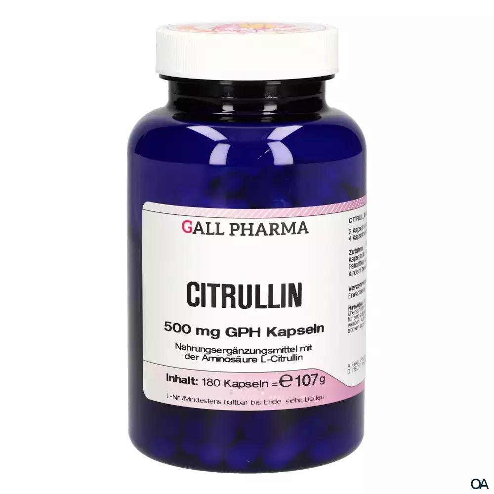 Gall Pharma Citrullin 500 mg Kapseln