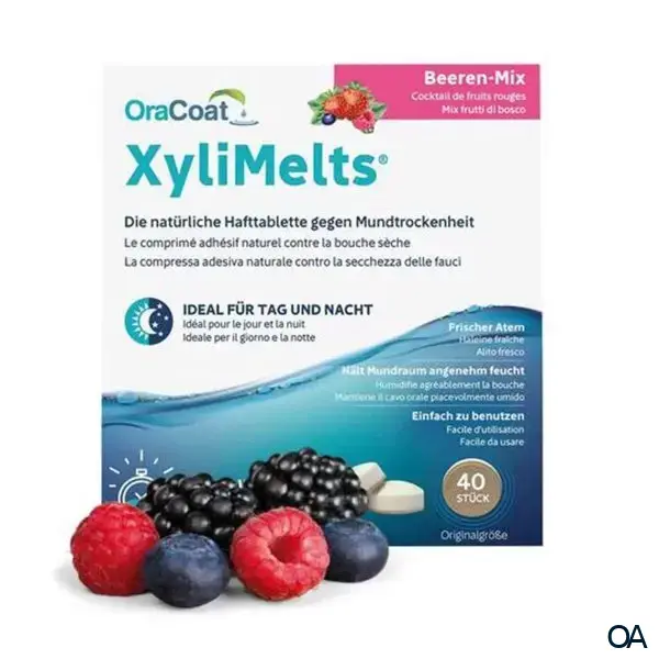 OraCoat XyliMelts Hafttabletten Beerenmix