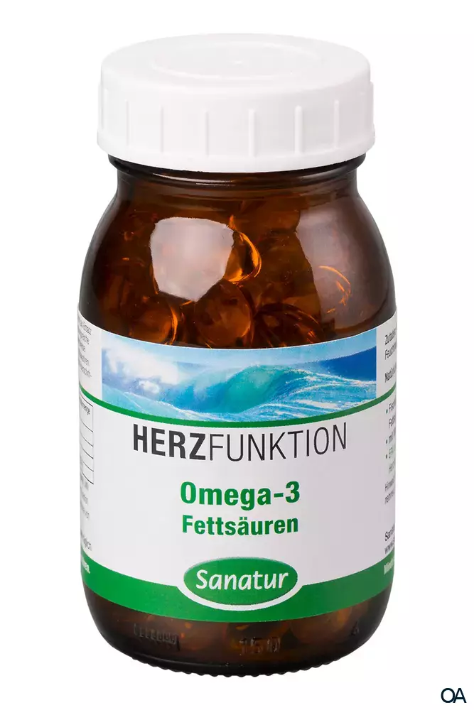 Sanatur Omega-3 Fettsäuren Fischöl Kapseln