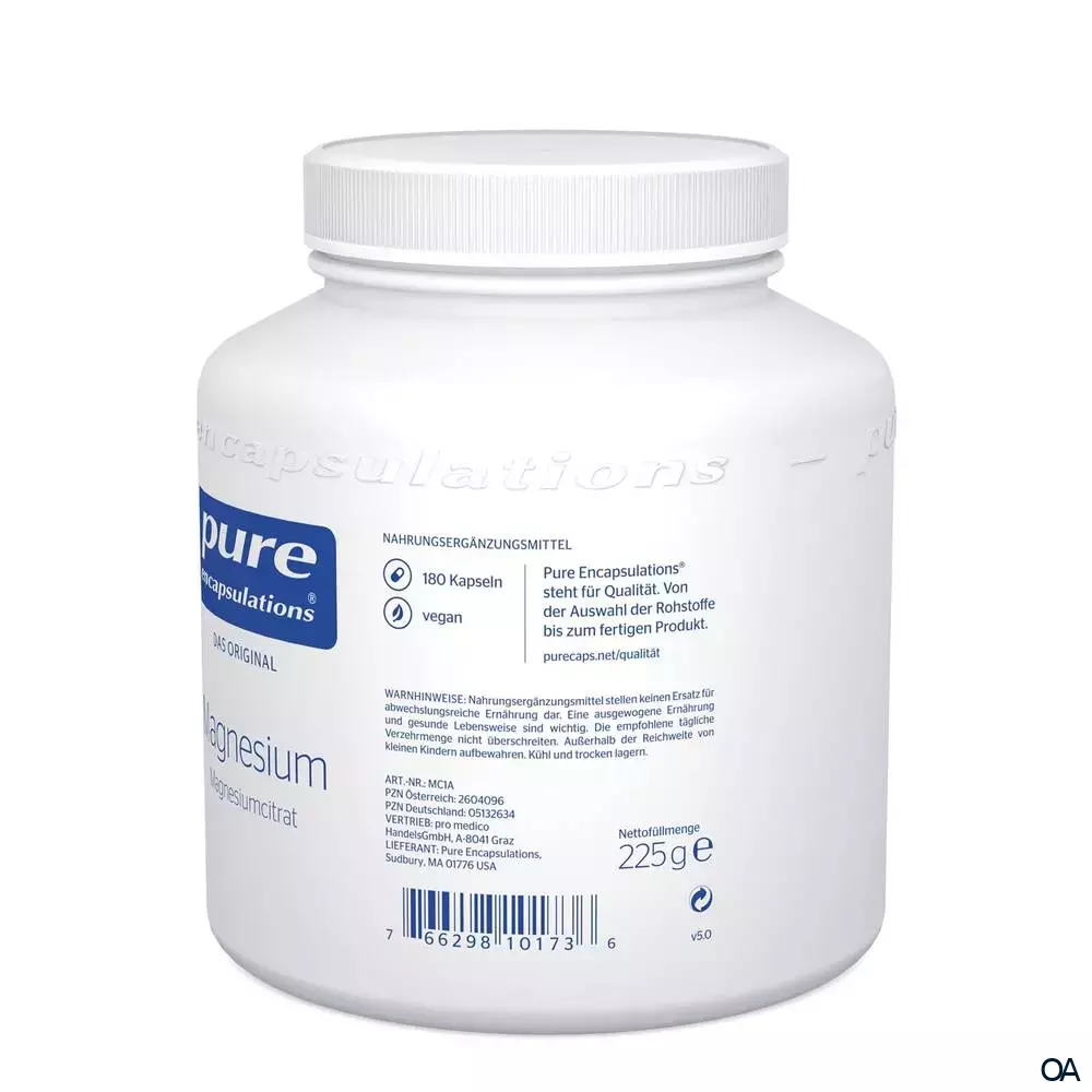 pure encapsulations® Magnesiumcitrat