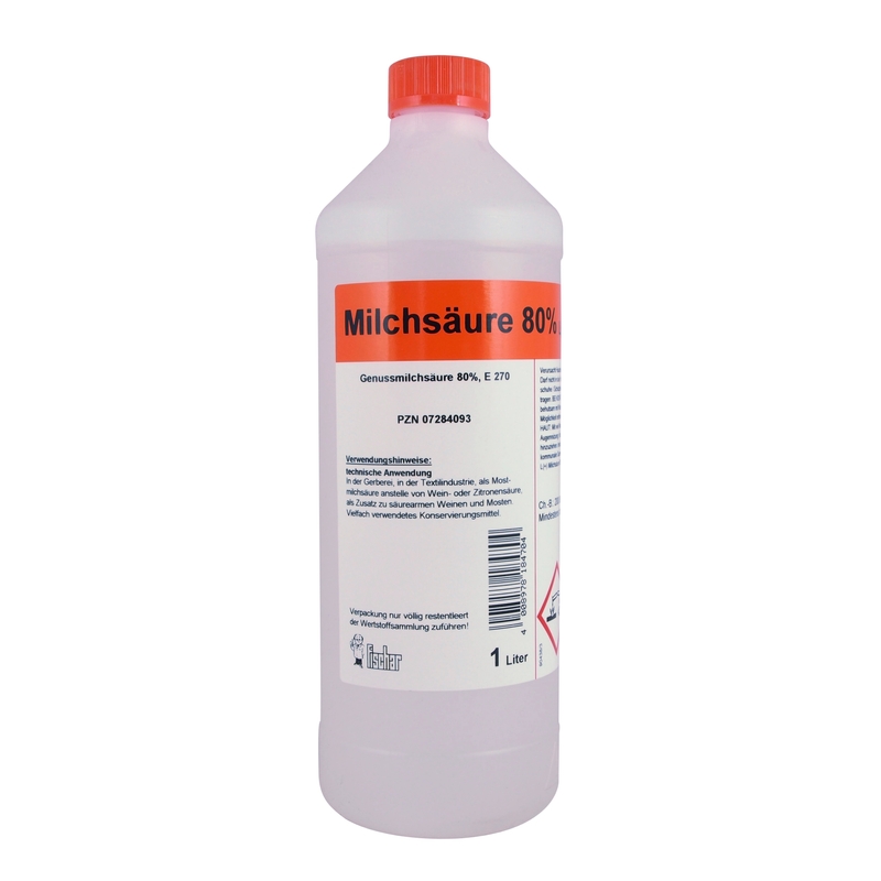 Milchsäure 80% L (+) rechtsdrehend (Lebensmittel)