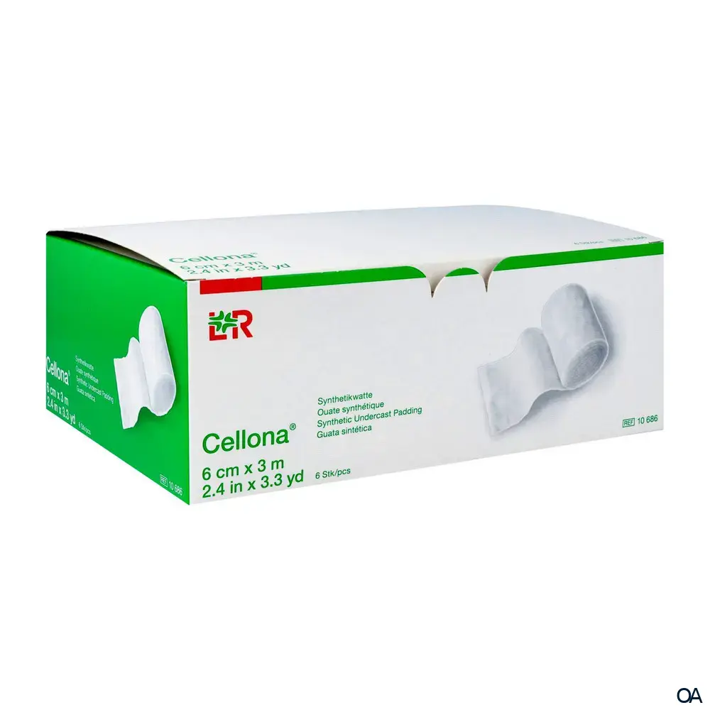 Cellona® Synthetikwatte unsteril, 6 cm x 3 m