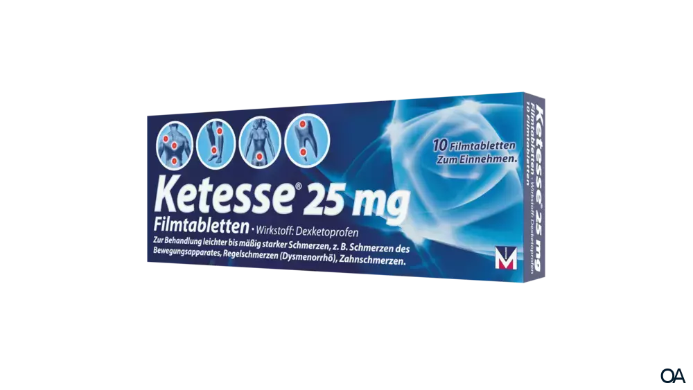 Ketesse 25 mg Filmtabletten