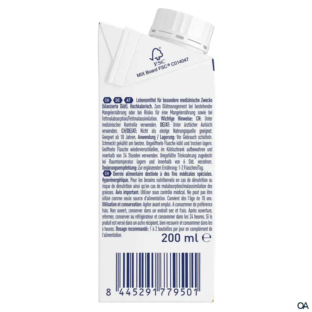 Resource® ULTRA fruit Orange Trinknahrung 200 ml