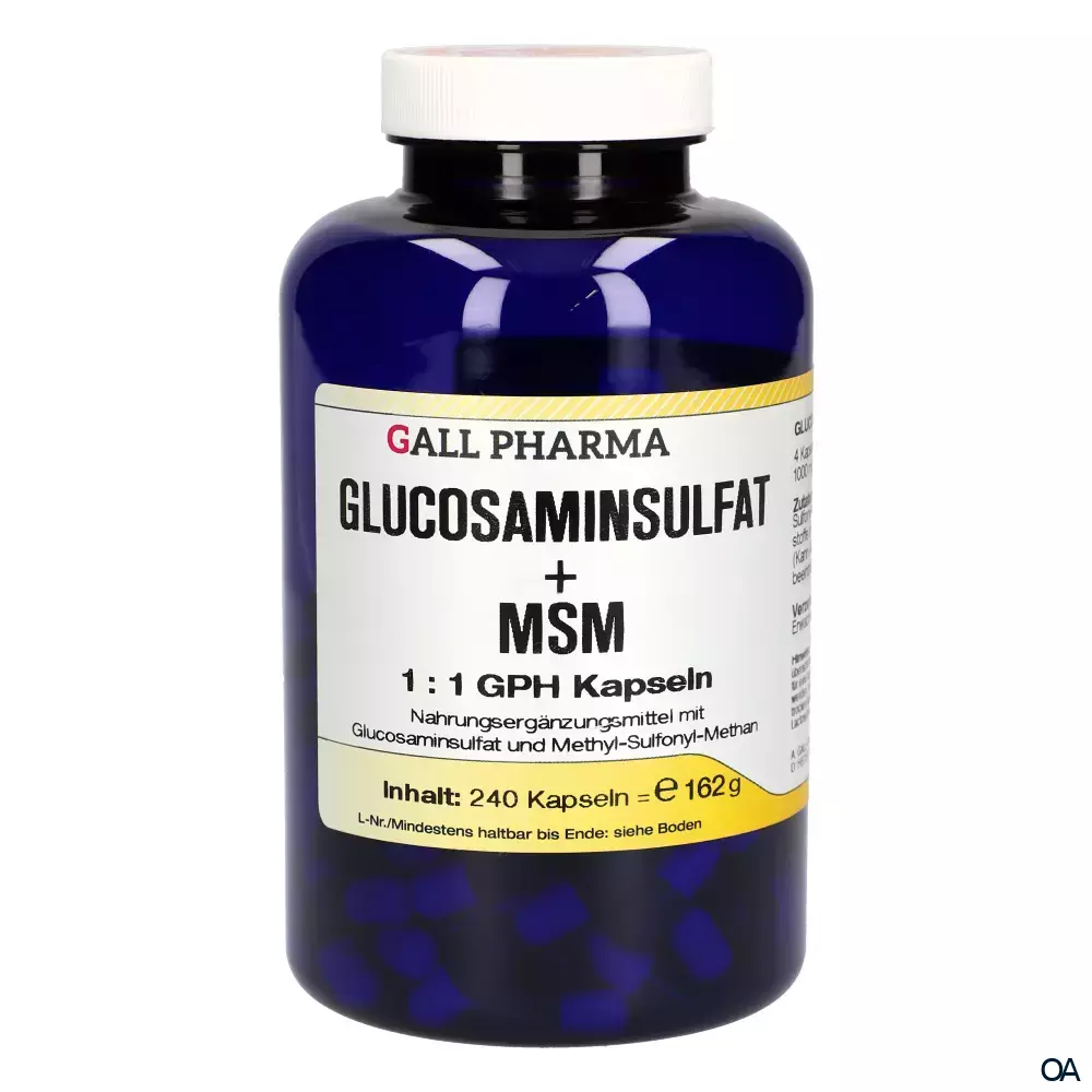 Gall Pharma Glucosaminsulfat + MSM 1:1 Kapseln