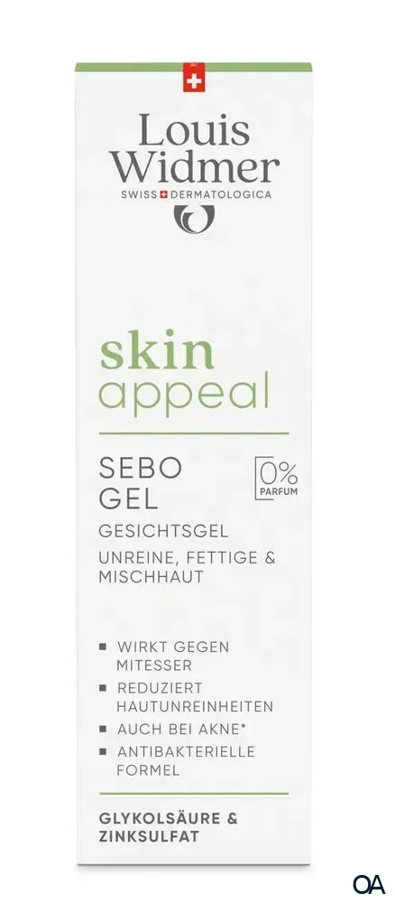 Louis Widmer skinappeal Sebo Gel ohne Parfum