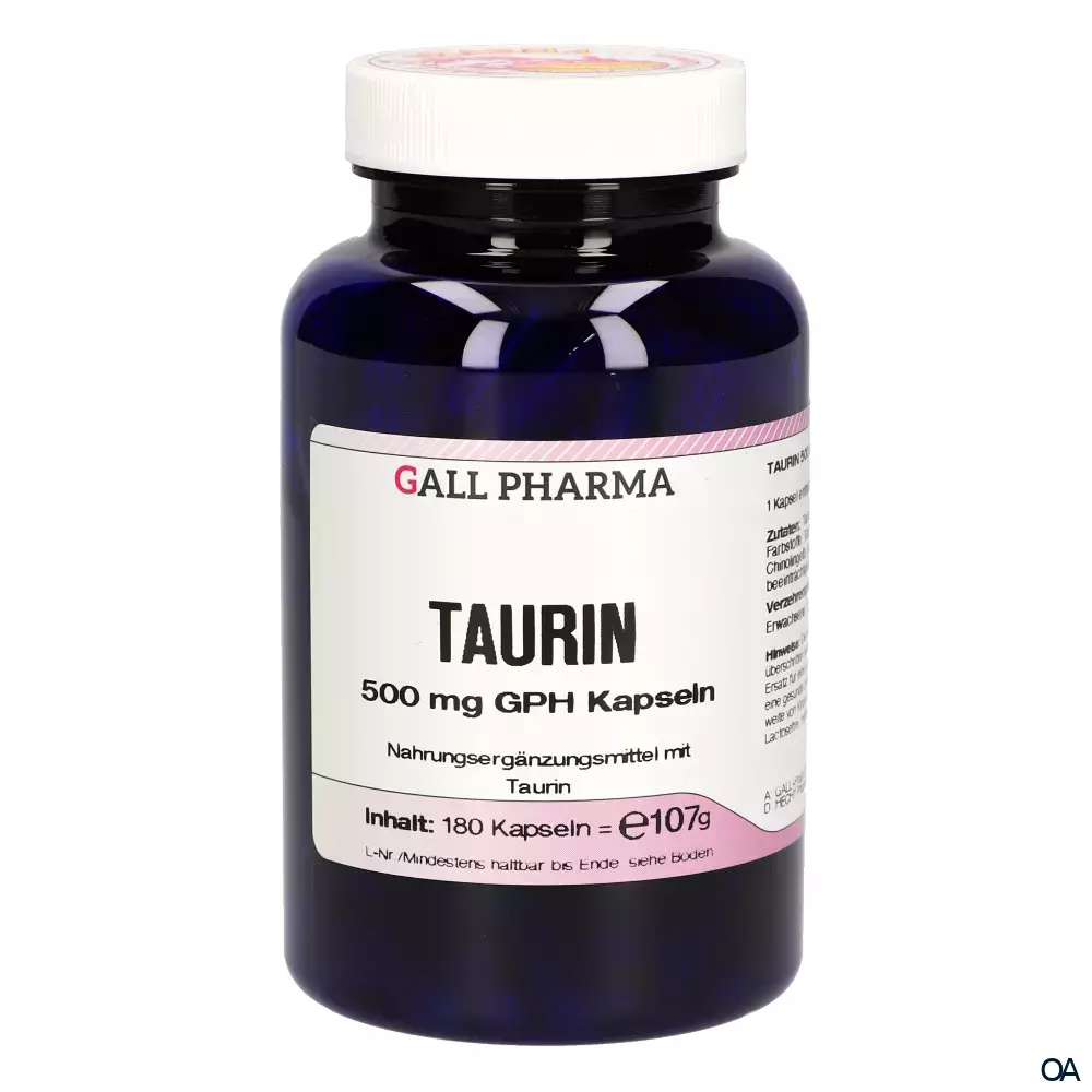 Gall Pharma Taurin 500 mg Kapseln Gall Pharma Taurin 500 mg Kapseln