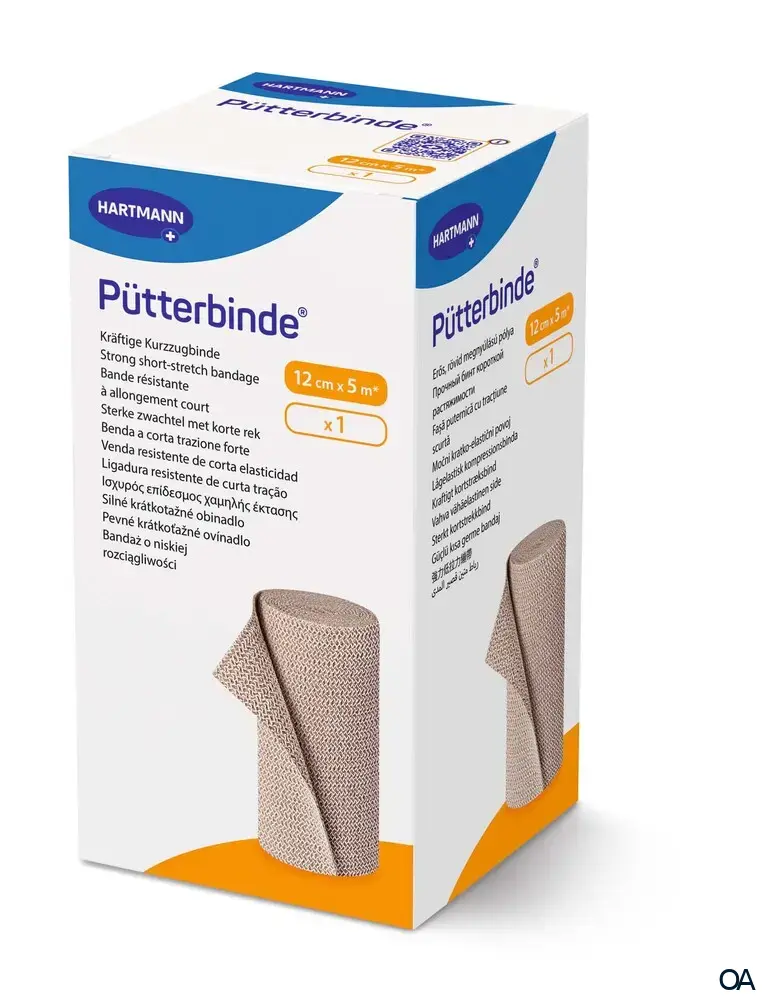 Pütter®binde Kräftige Kurzzugbinde 12 cm x 5 m