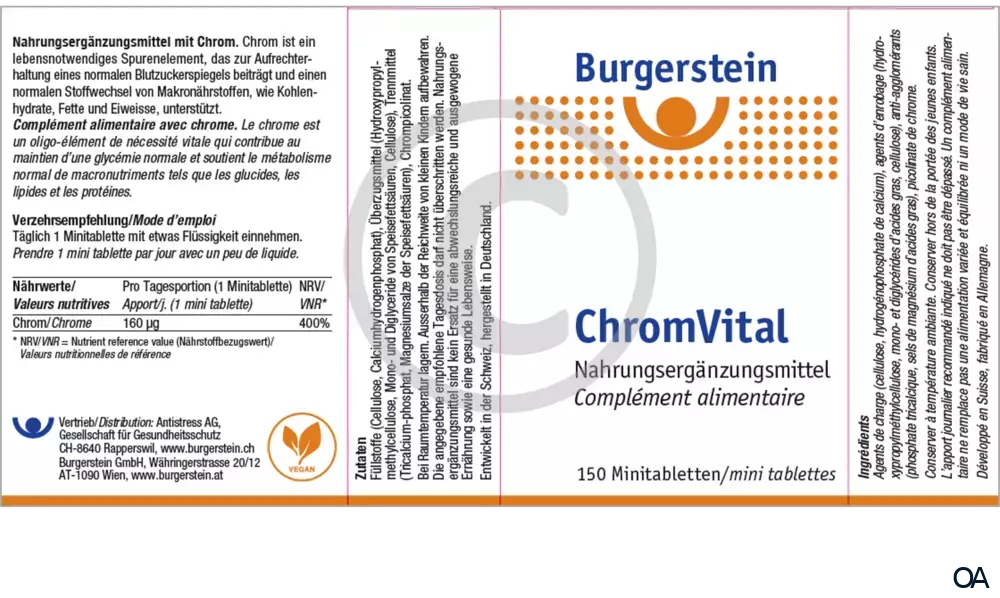 Burgerstein ChromVital Minitabletten