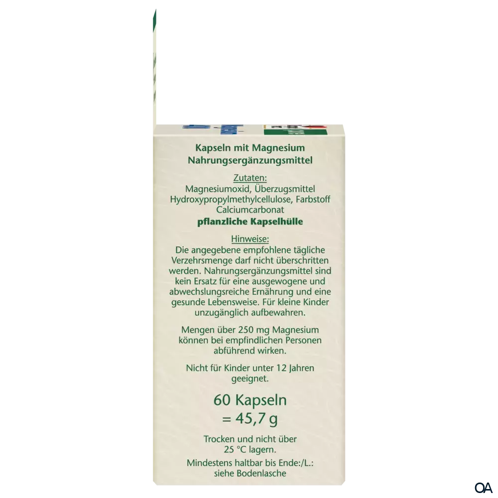 Doppelherz pure Magnesium 400 Kapseln