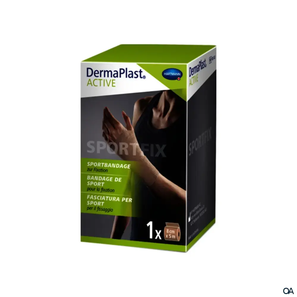 DermaPlast® ACTIVE Sportfix Bandage, Hautfarben 8 cm x 5 m