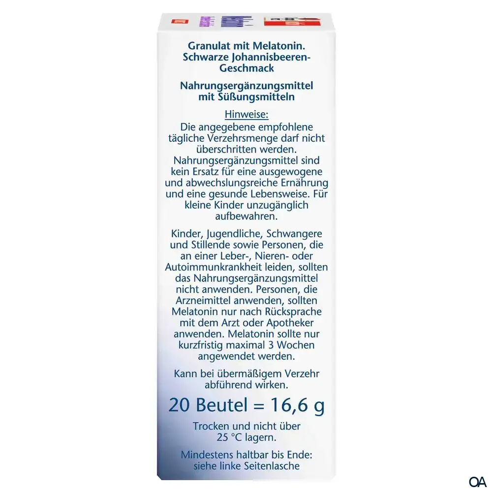Doppelherz aktiv Melatonin Intense DIRECT Sticks