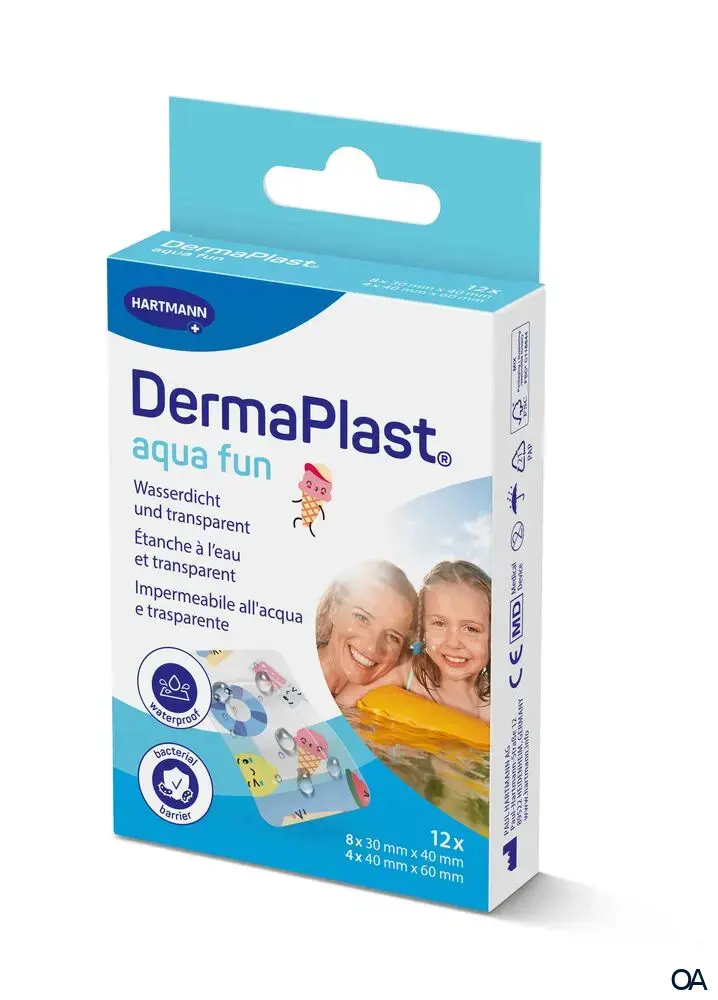 DermaPlast® Aqua Fun Kids Pflasterstreifen - 2 Größen