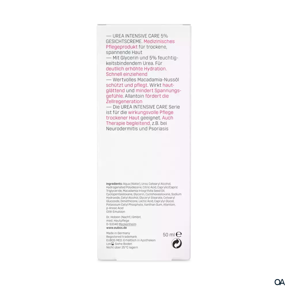 EUBOS UREA INTENSIVE CARE 5% UREA GESICHTSCREME