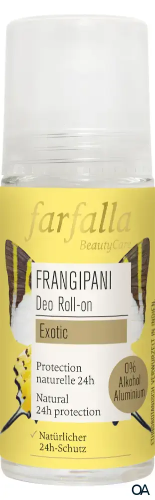Farfalla Frangipani, Blumig-sanfter Deo Roll-on
