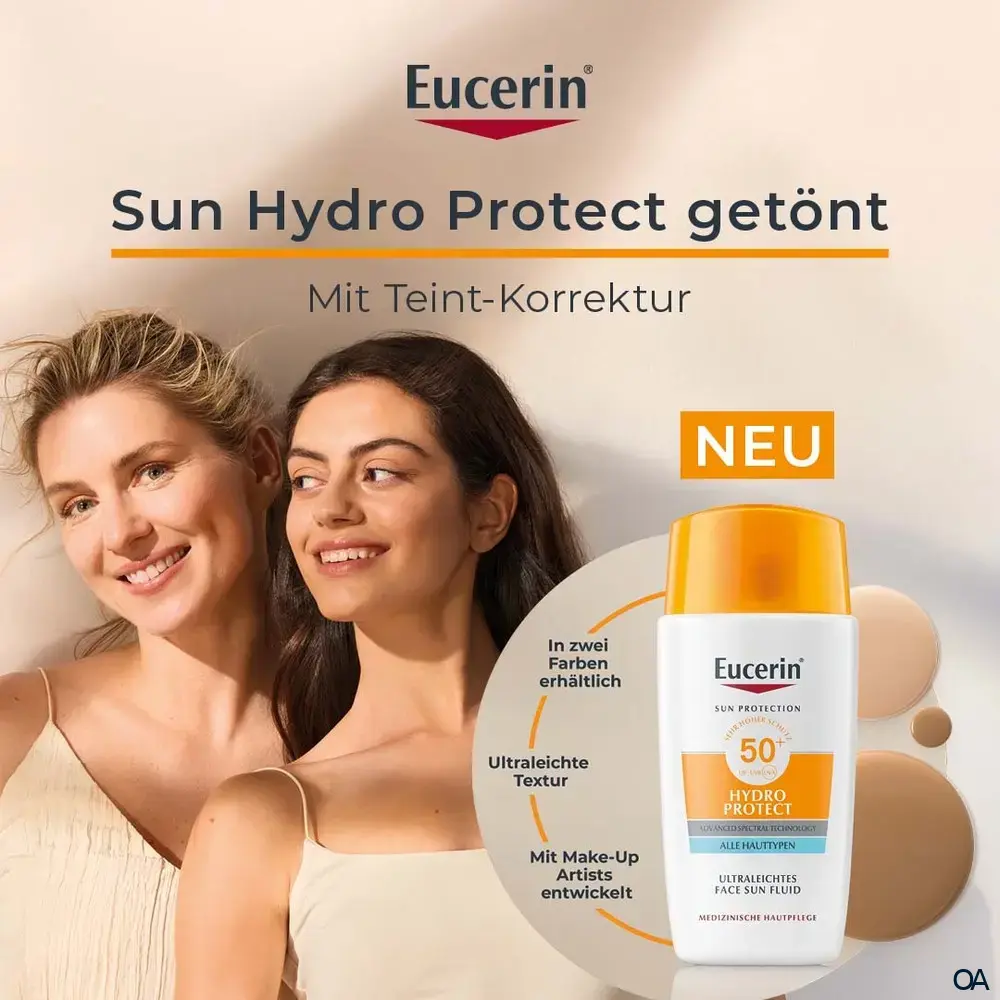 Eucerin Hydro Protect Ultraleichtes Sun Fluid Tinted LSF 50+ Mittel